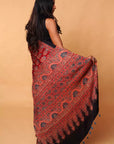 Modal Silk Ajrakh Saree