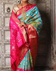 Ikat Silk Saree