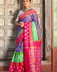 Pochampally Ikat Silk Saree