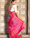 Pochampally Double Ikat Silk Saree