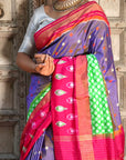 Handloom Pochampally Ikat Silk Saree