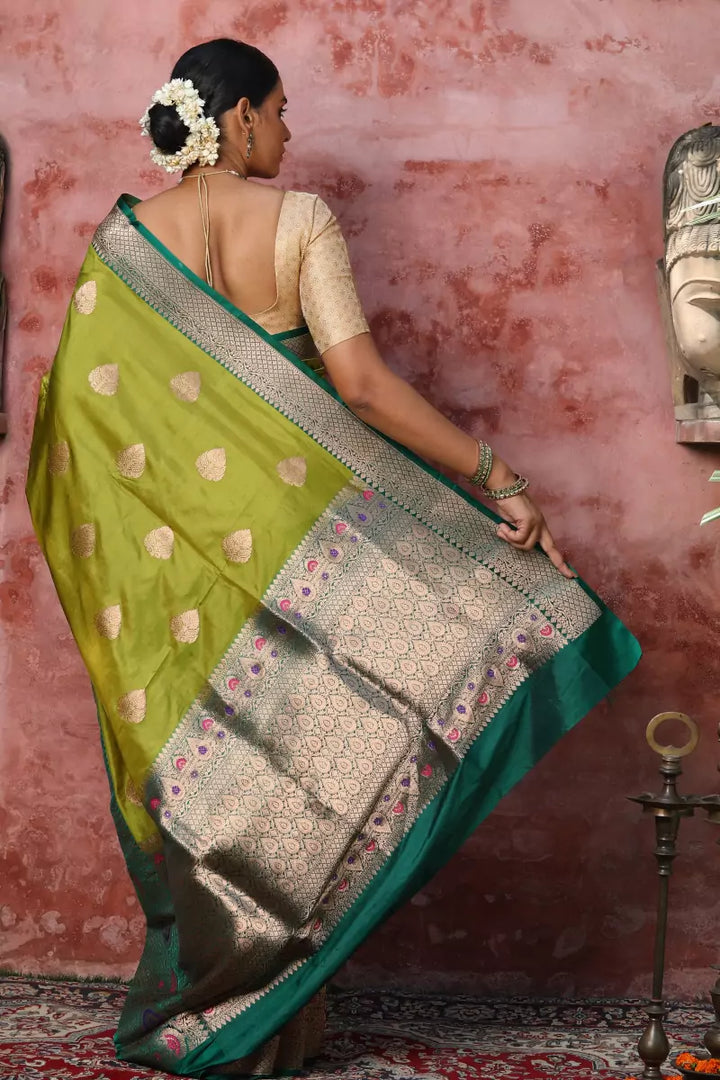 Traditional Banarasi Katan Silk Saree