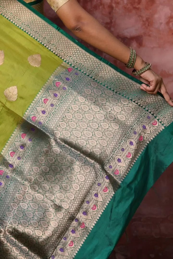 Handloom Banarasi Katan Silk Saree
