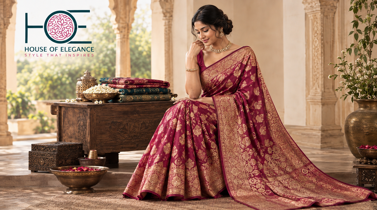 Pure Silk Banarasi Saree