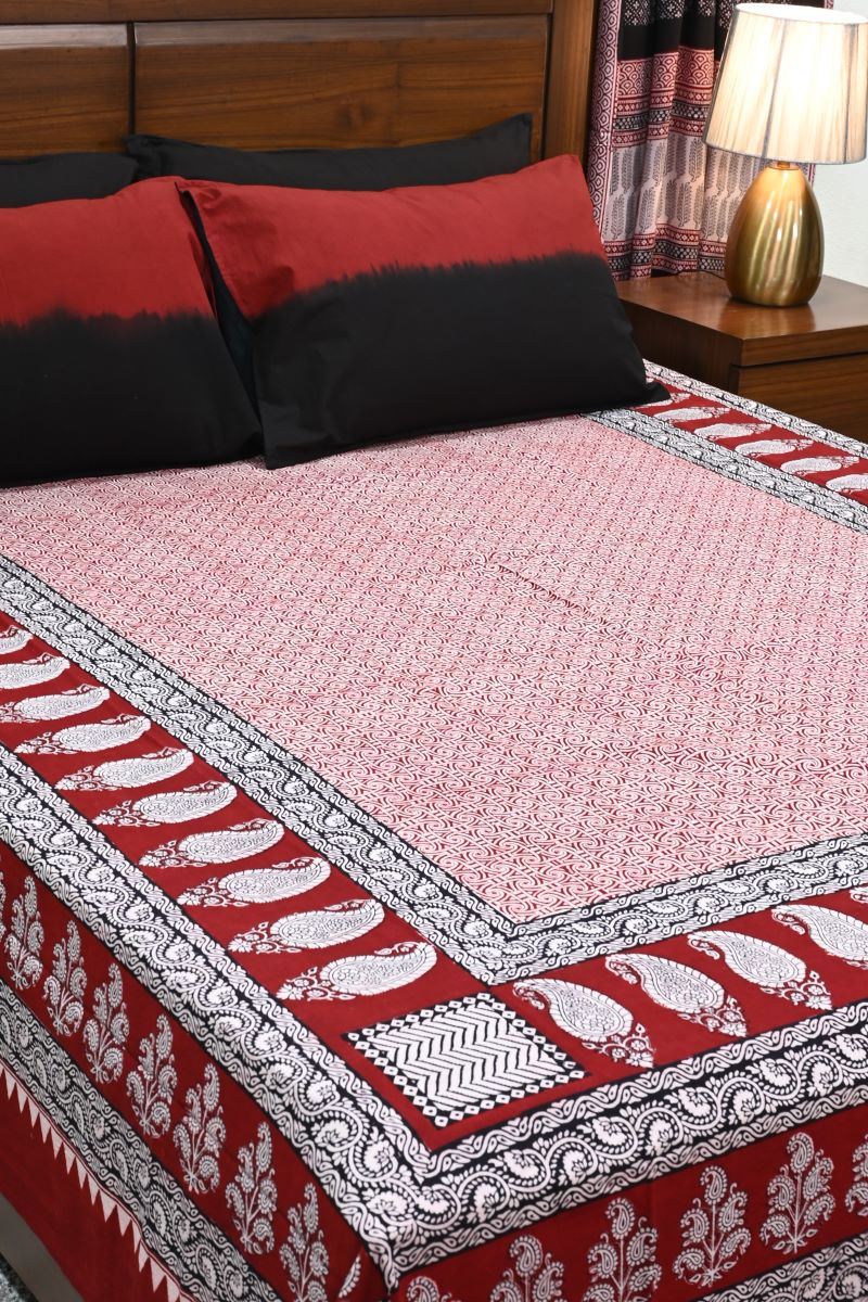 Bagh Hand Block print bedsheet