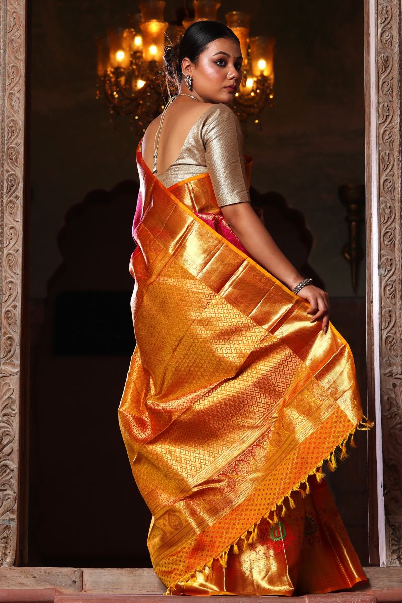 Kanjivaram Saree For Brides - Top 10 Of This Season | Saree look,  Traditional fashion, Cotton saree designs