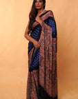 Modal Silk Ajrakh Saree