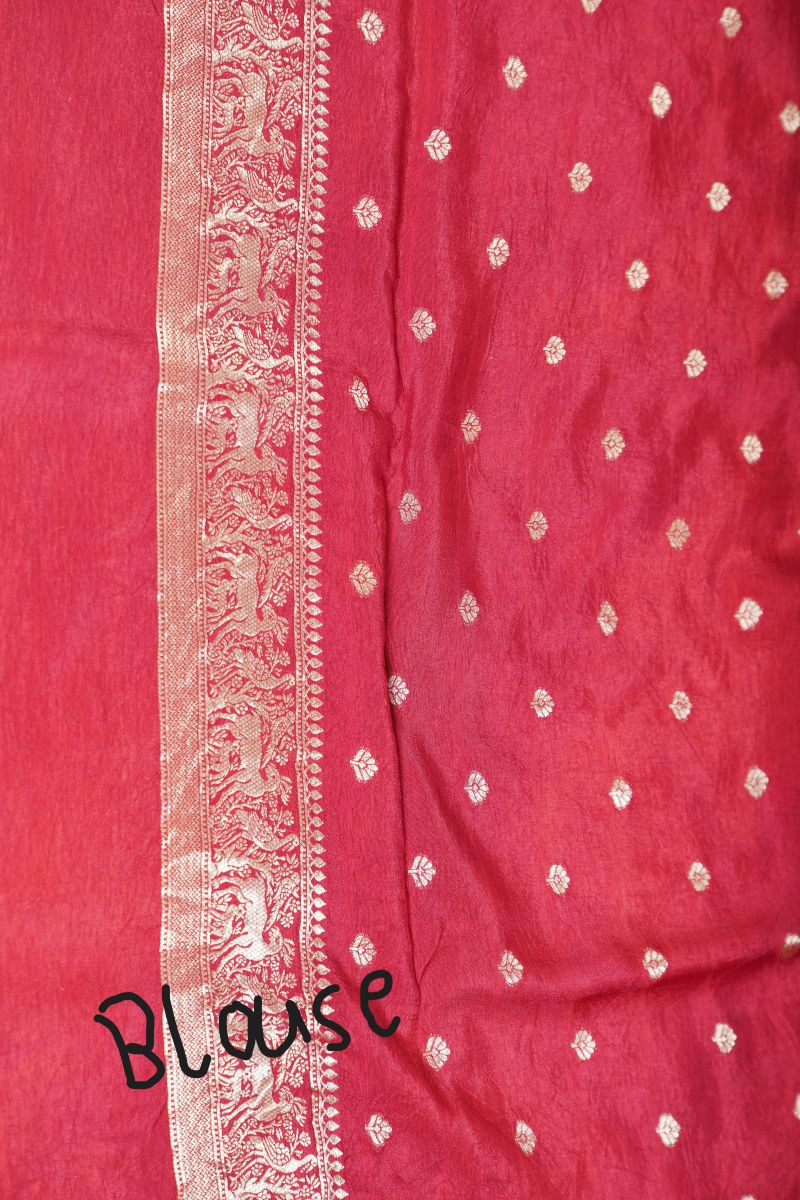 Dola Silk Ajrakh Saree
