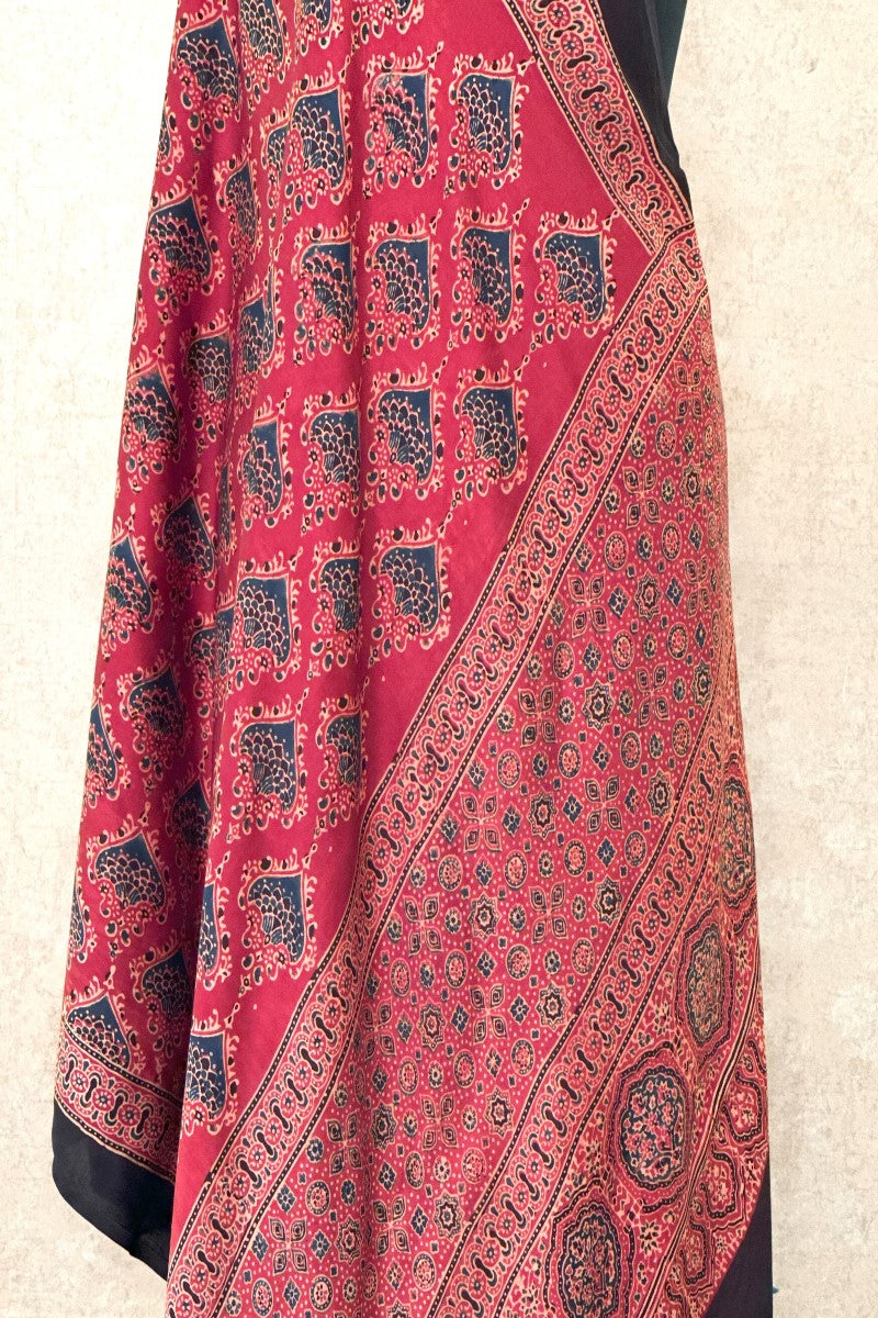 Modal Silk Ajrakh Dupatta