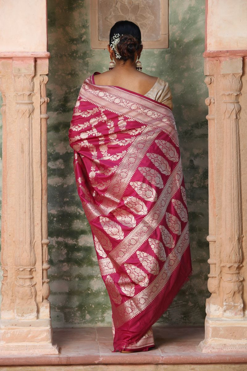 Banarasi Saree - Katan Silk – Sifat Banaras