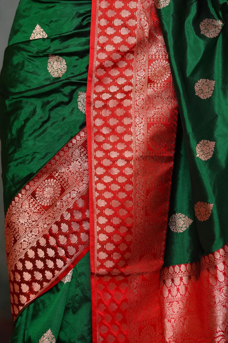 Pure Silk Banarasi Katan Silk Saree