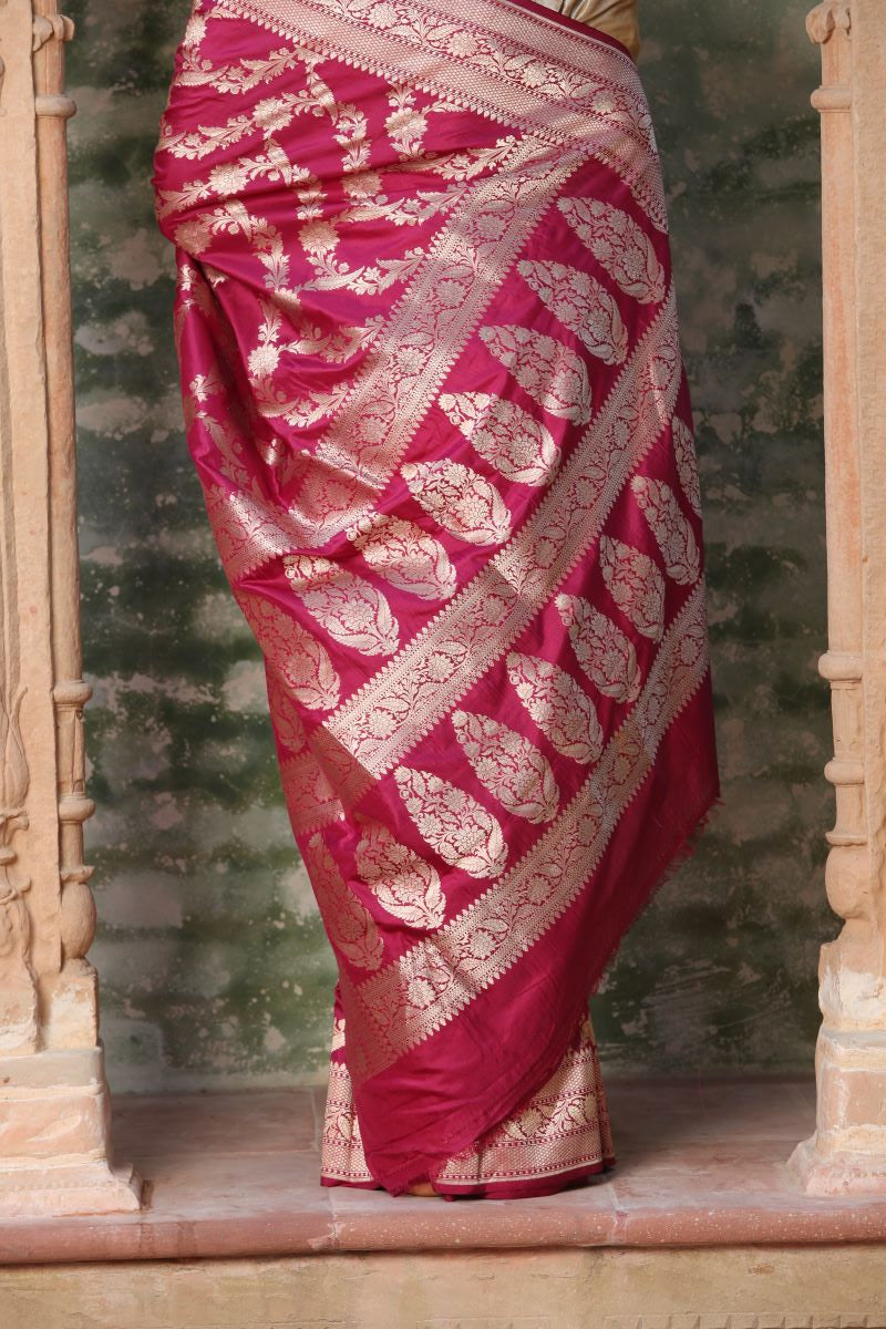 Pure Katan Silk 1 Handloom Banarasi Saree Collection :textileexport