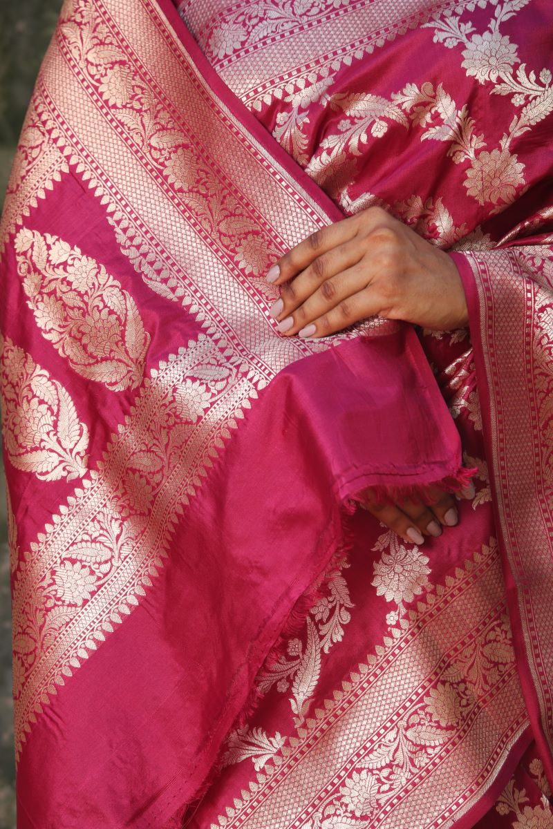 ﻿Banarasi Katan Silk Saree