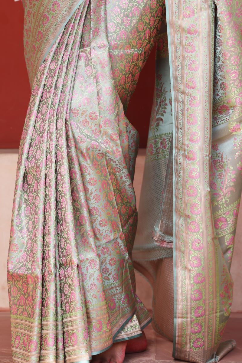 Banarasi Tanchoi Silk Saree