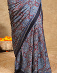 Modal Silk Ajrakh Saree