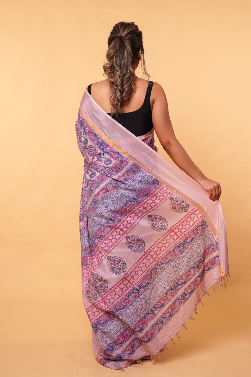 Jaipuri Mul Cotton Silk Saree