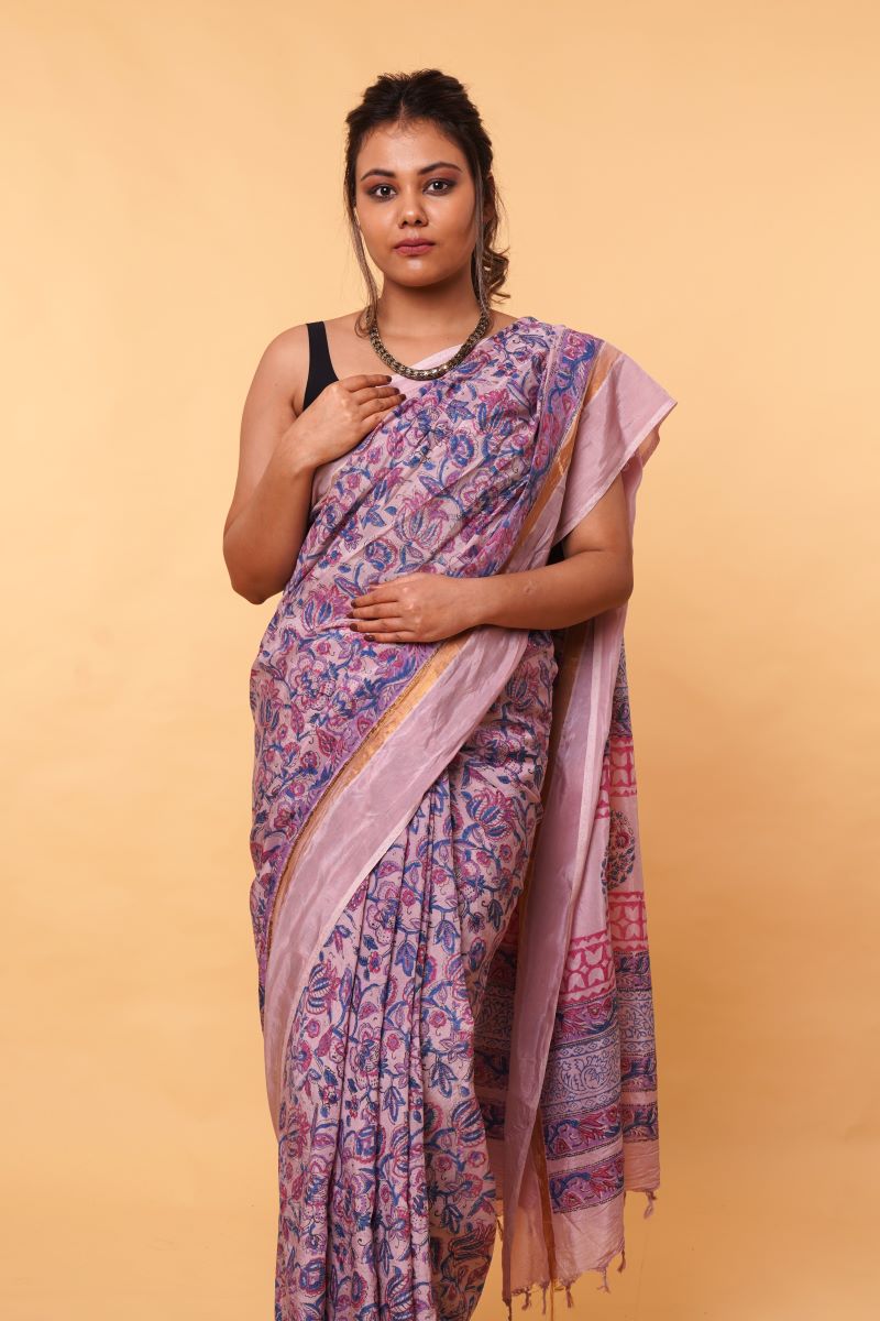 Sanganeri Print Saree