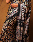 Ajrakh Saree