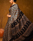 Modal Silk Ajrakh Saree