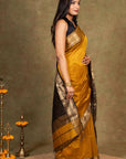 Zari Border Maheshwari Silk Saree