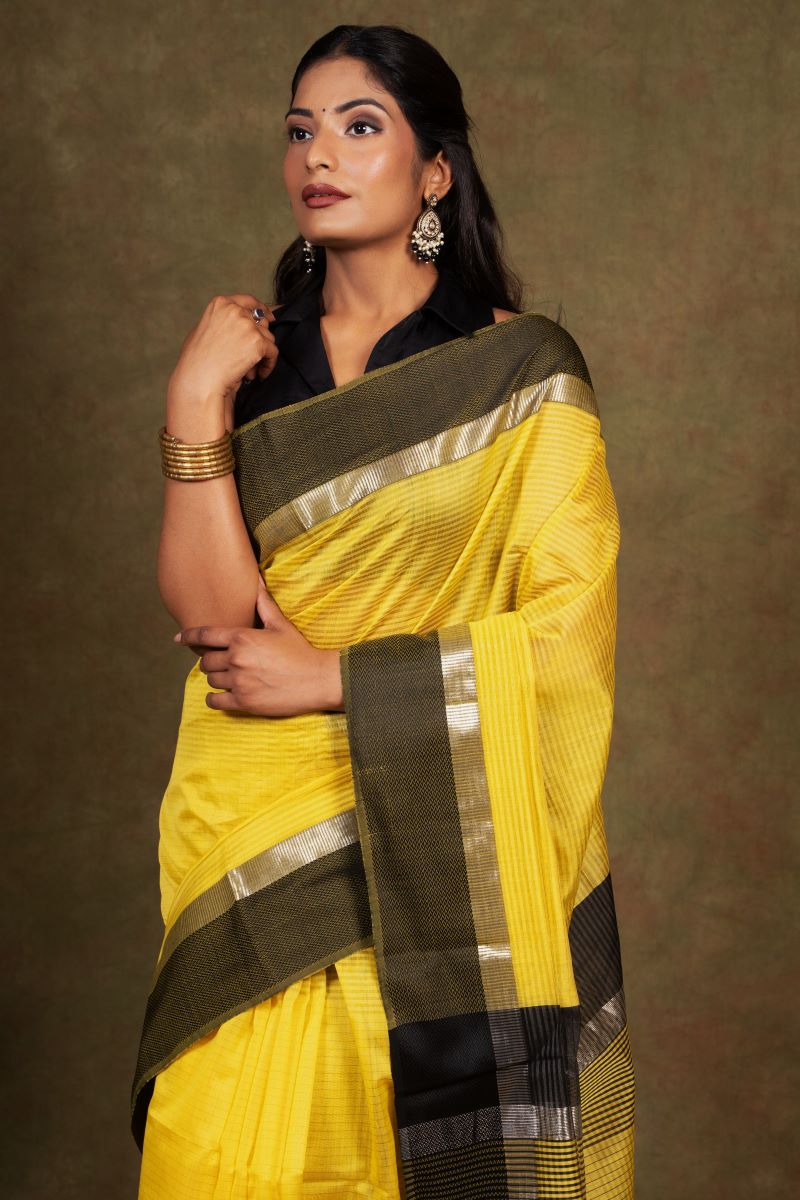 Maheshwari Cotton Silk Saree