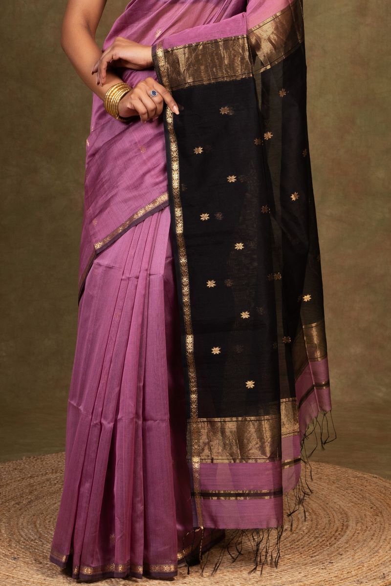 Maheshwari Cotton Silk Saree