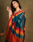 Maheshwari Cotton Silk Saree