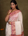 Tissue Silk Maheshwari Saree