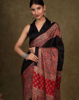 Modal Silk Ajrakh Saree