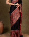 Modal Silk Ajrakh Saree