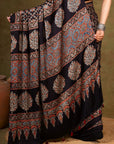 Modal Silk Ajrakh Saree