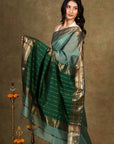 Handwoven Maheshwari Cotton Silk Saree