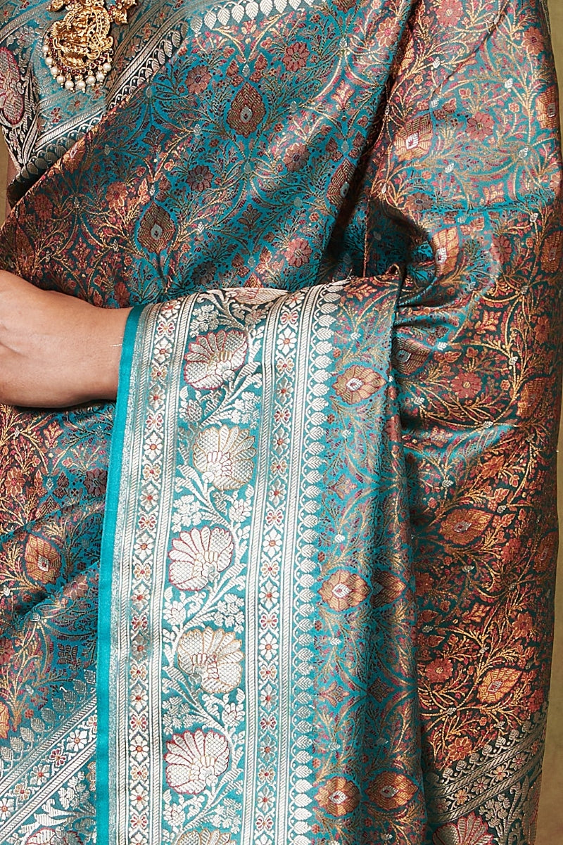 Jamewar Banarasi Silk Saree