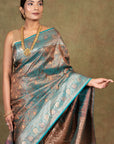 Jamewar Tanchoi Banarasi Saree