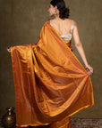 Saffron Squad Jamewar Tanchoi Banarasi Silk Saree