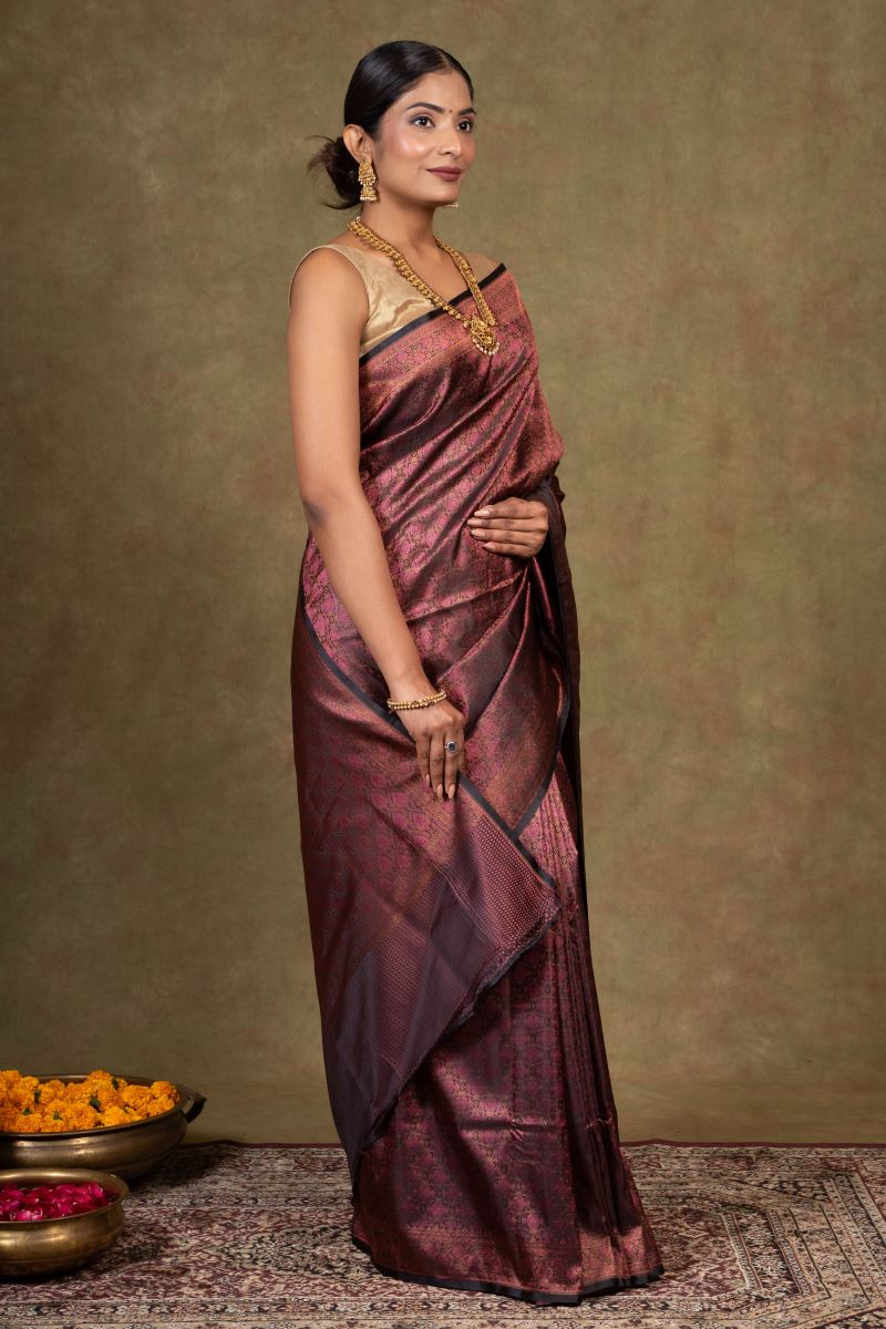 Tanchoi Banarasi Silk Saree