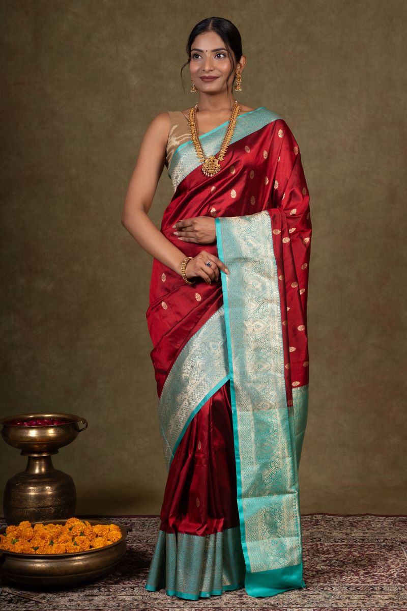 Kadhwa Banarasi Katan Silk Saree