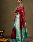 Red Banarasi Silk Saree