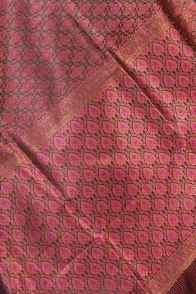 Jamewar Tanchoi Banarasi Silk Saree