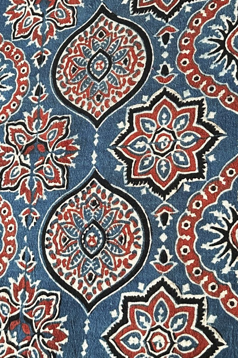 Cotton Ajrakh Fabric