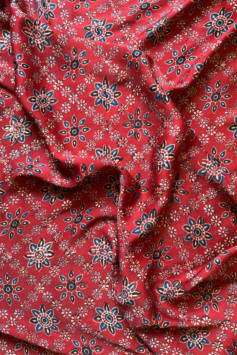 Ajrakh Fabric