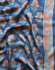 Modal Silk Ajrakh Fabric