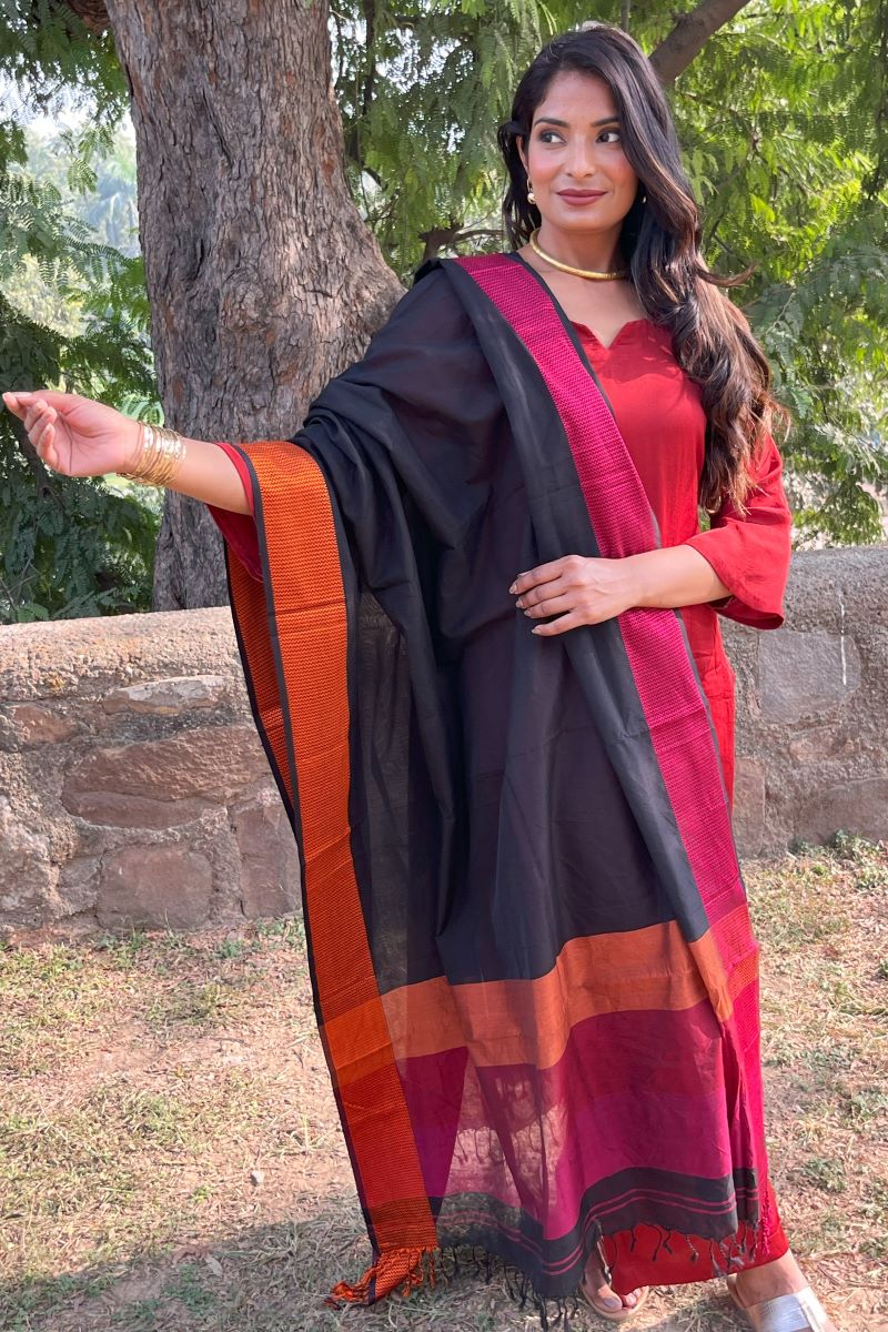 Maheshwari Silk Dupatta