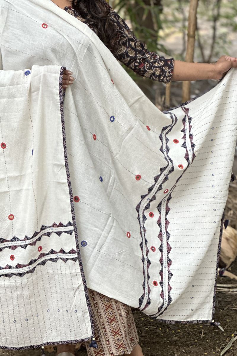 Ajrakh Dupatta