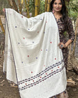 Kantha Applique Cotton Ajrakh Dupatta