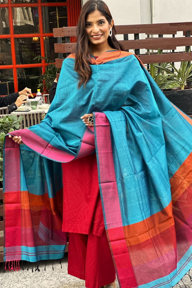 Handwoven Maheshwari Dupatta