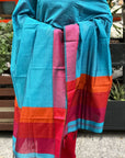 Blue Handwoven Maheshwari Dupatta