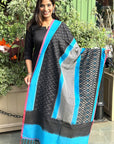 Handwoven Cotton Ikat Dupatta