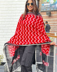 Ikat Cotton Dupatta