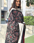 Black Ikat  Cotton Dupatta